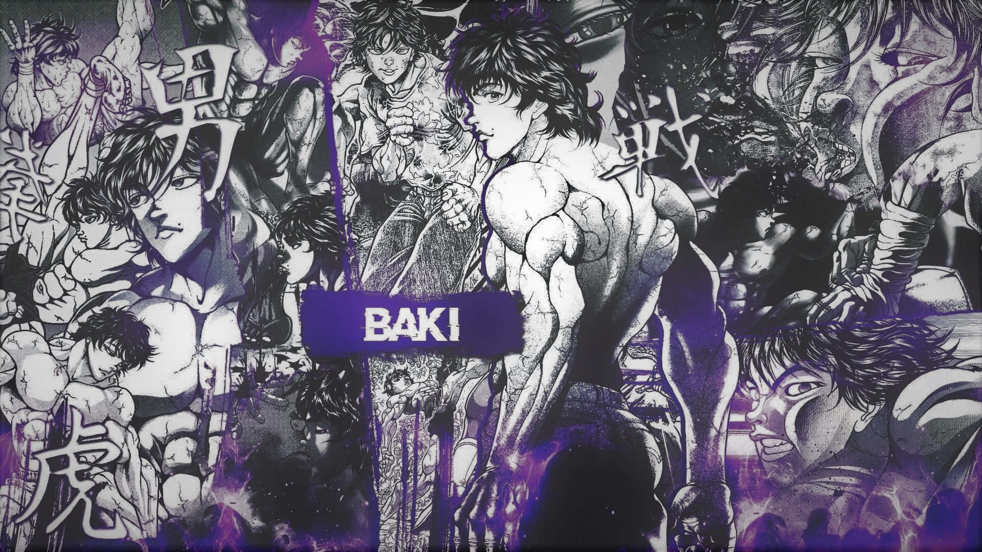 Young Baki Hanma leading the charge