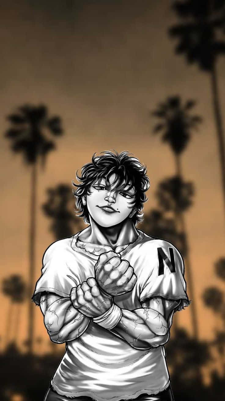 Baki Hanma Siap Untuk Pertempuran Wallpaper