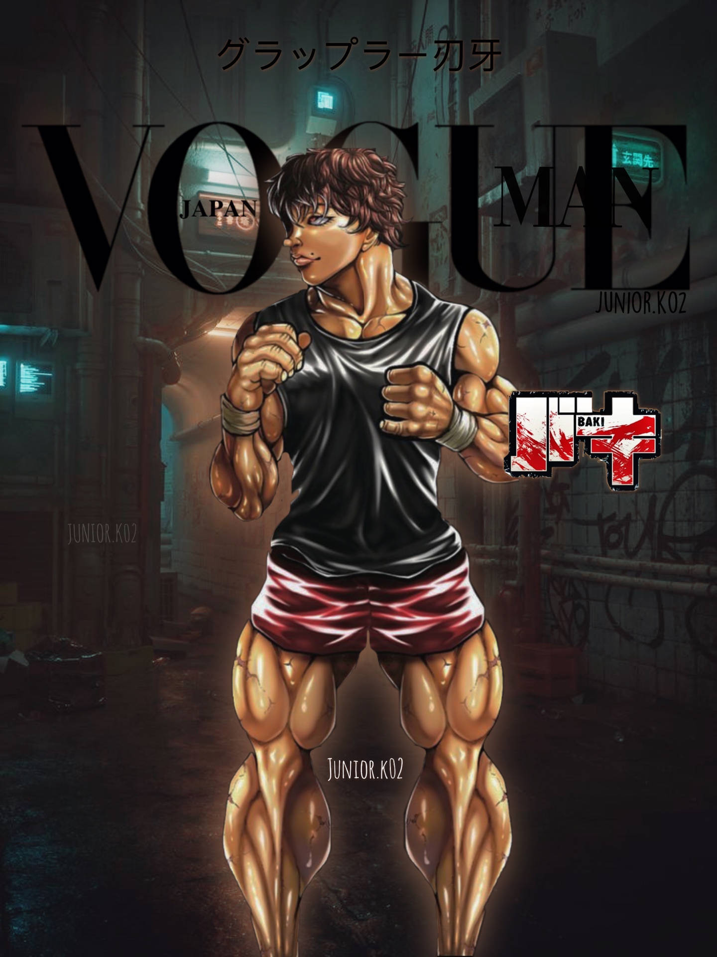 Baki Hanma Vogue Cover Wallpaper