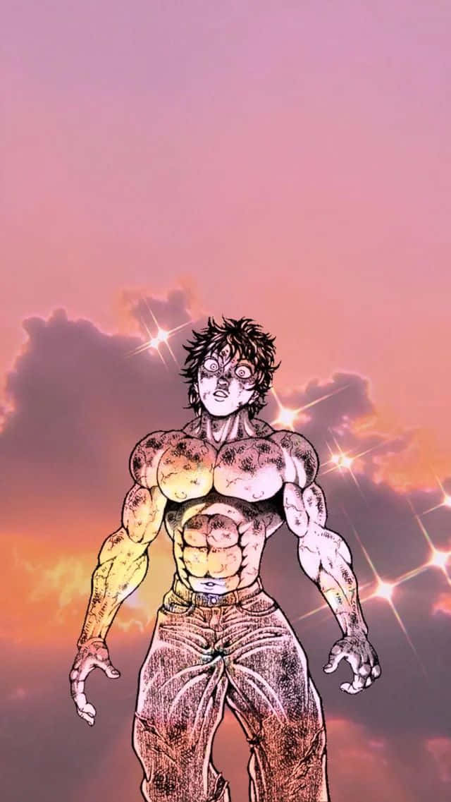 Baki Siluet Dengan Latar Belakang Senja Wallpaper