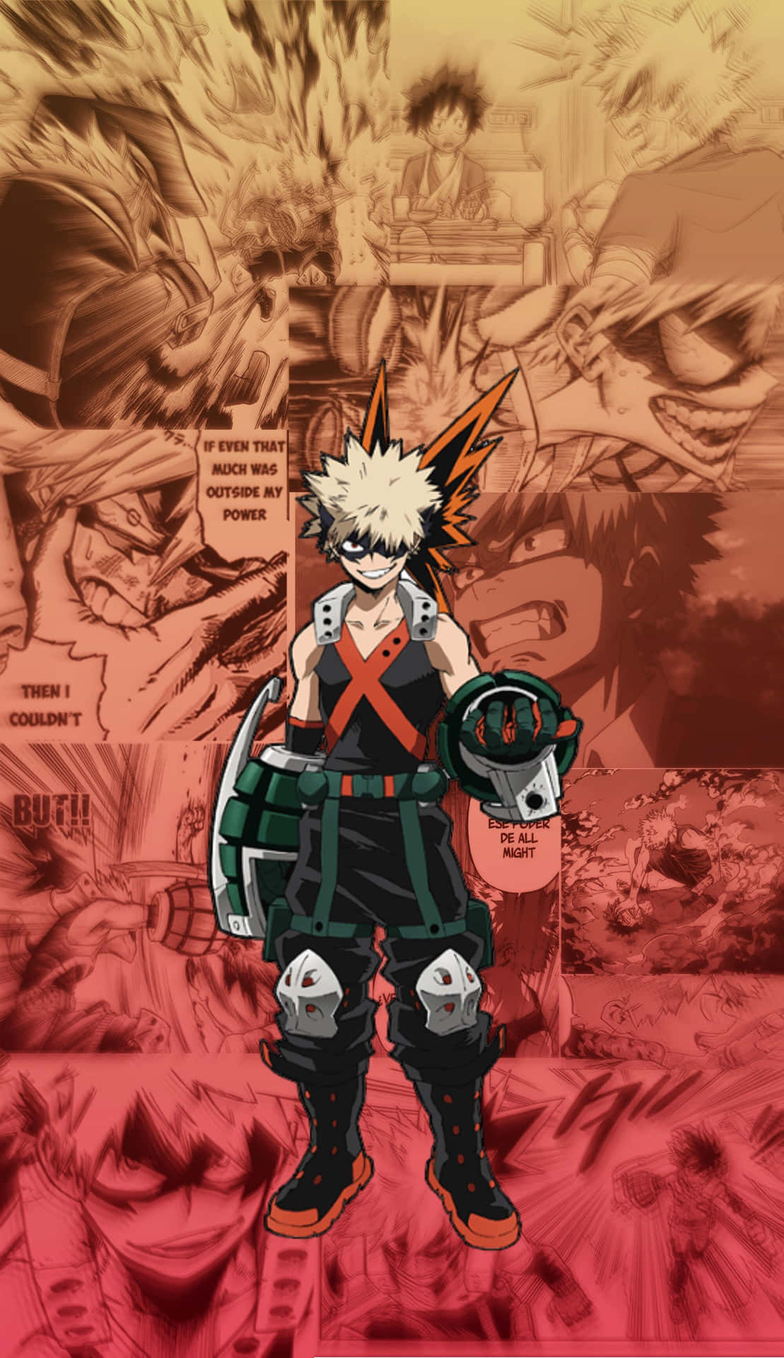 My Hero Academia - A Character With A Sword And A Helmet Wallpaper
