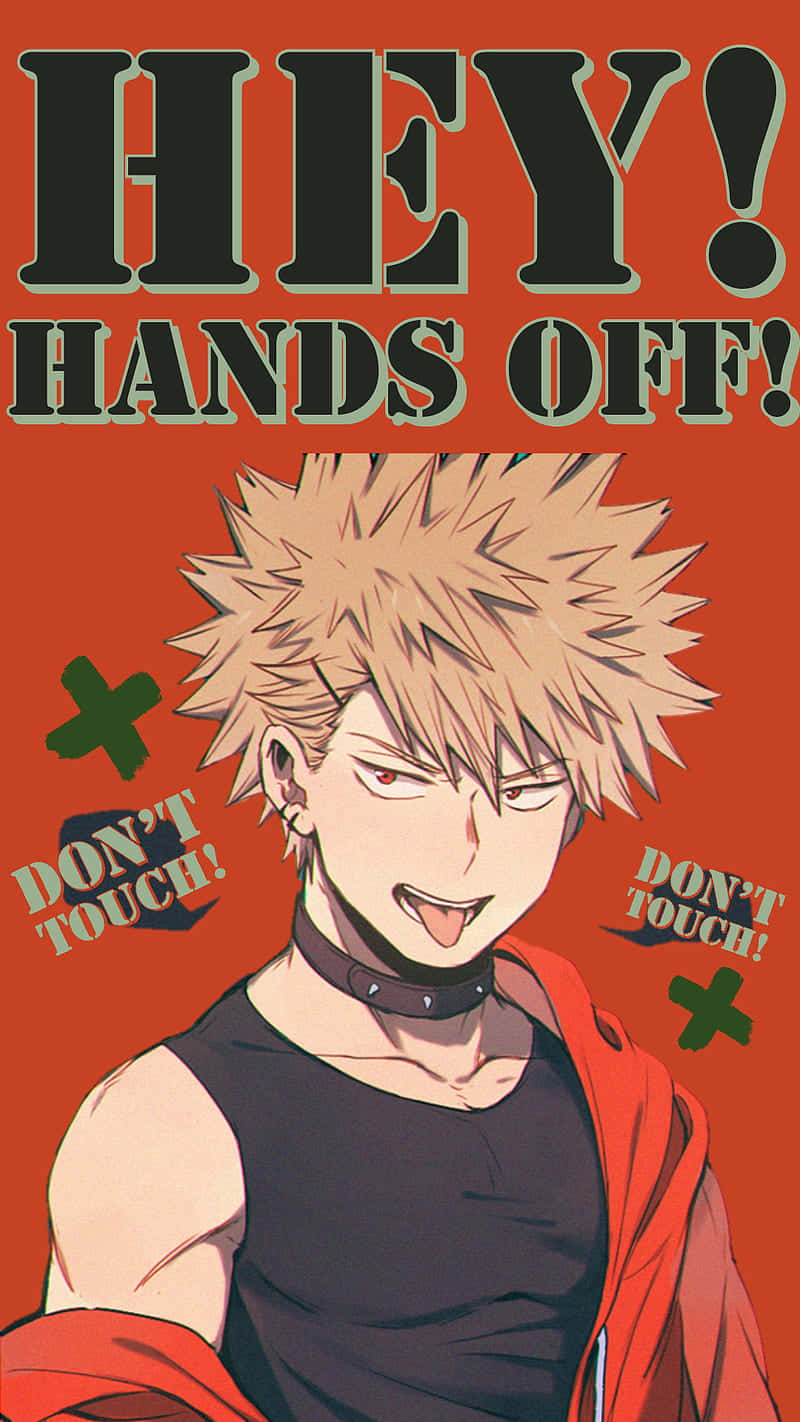 Get ahead with the Bakugo Phone Wallpaper