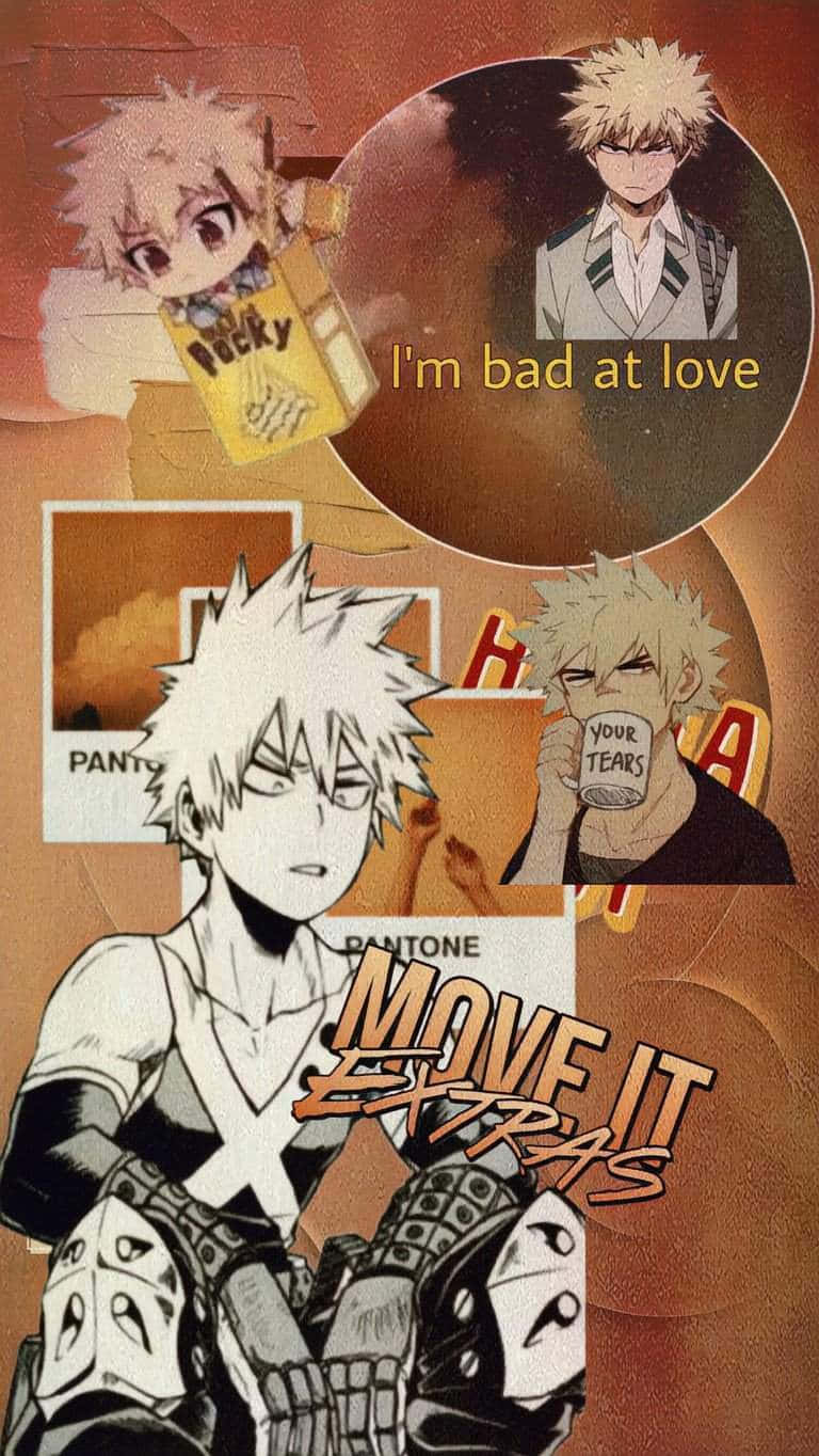 Always stay connected with the Bakugo Phone. Wallpaper