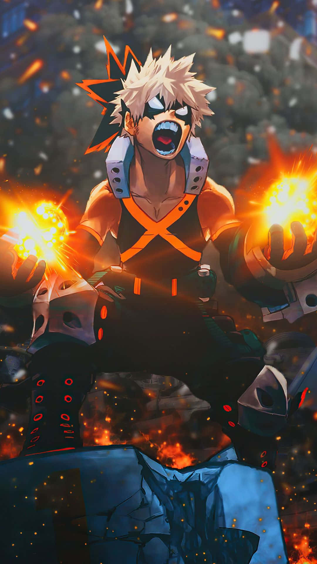 Get The Most Out Of Your Phone With The Bakugo Phone Wallpaper