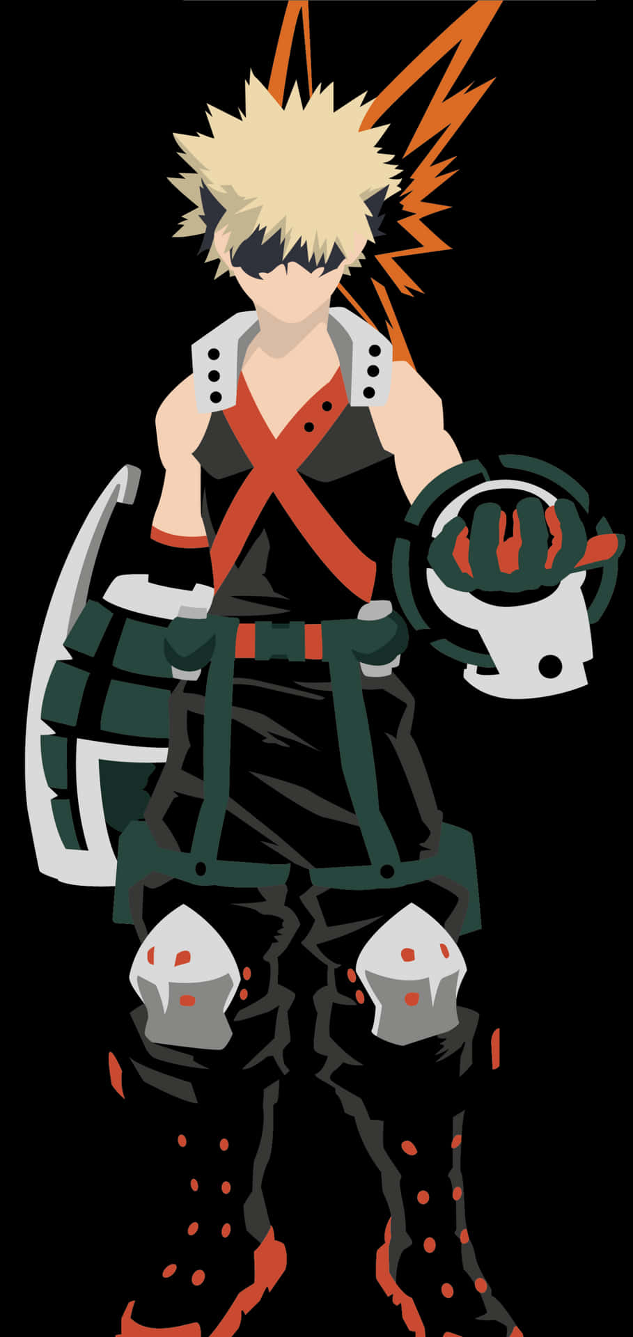 Unpersonaje Del Anime, Con Una Espada Y Un Casco. Fondo de pantalla