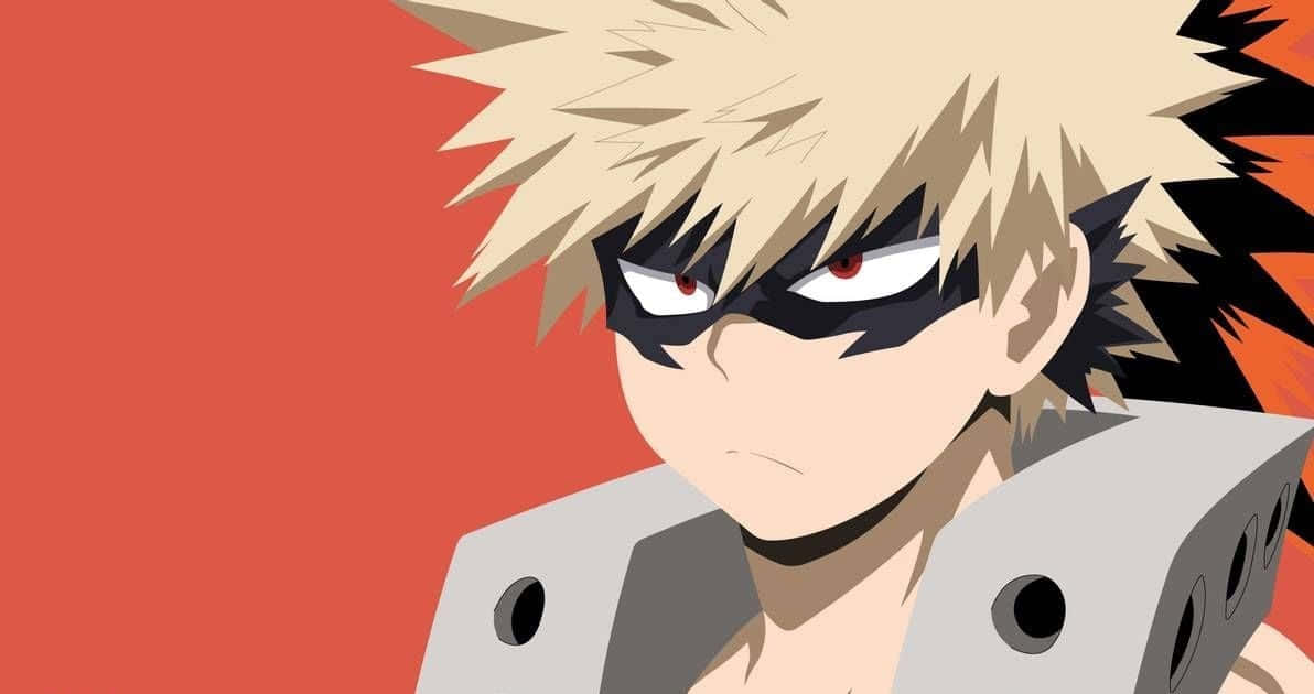 Unlock the power of fashion with an aesthetic desktop design featuring the dynamic Bakugou! Wallpaper