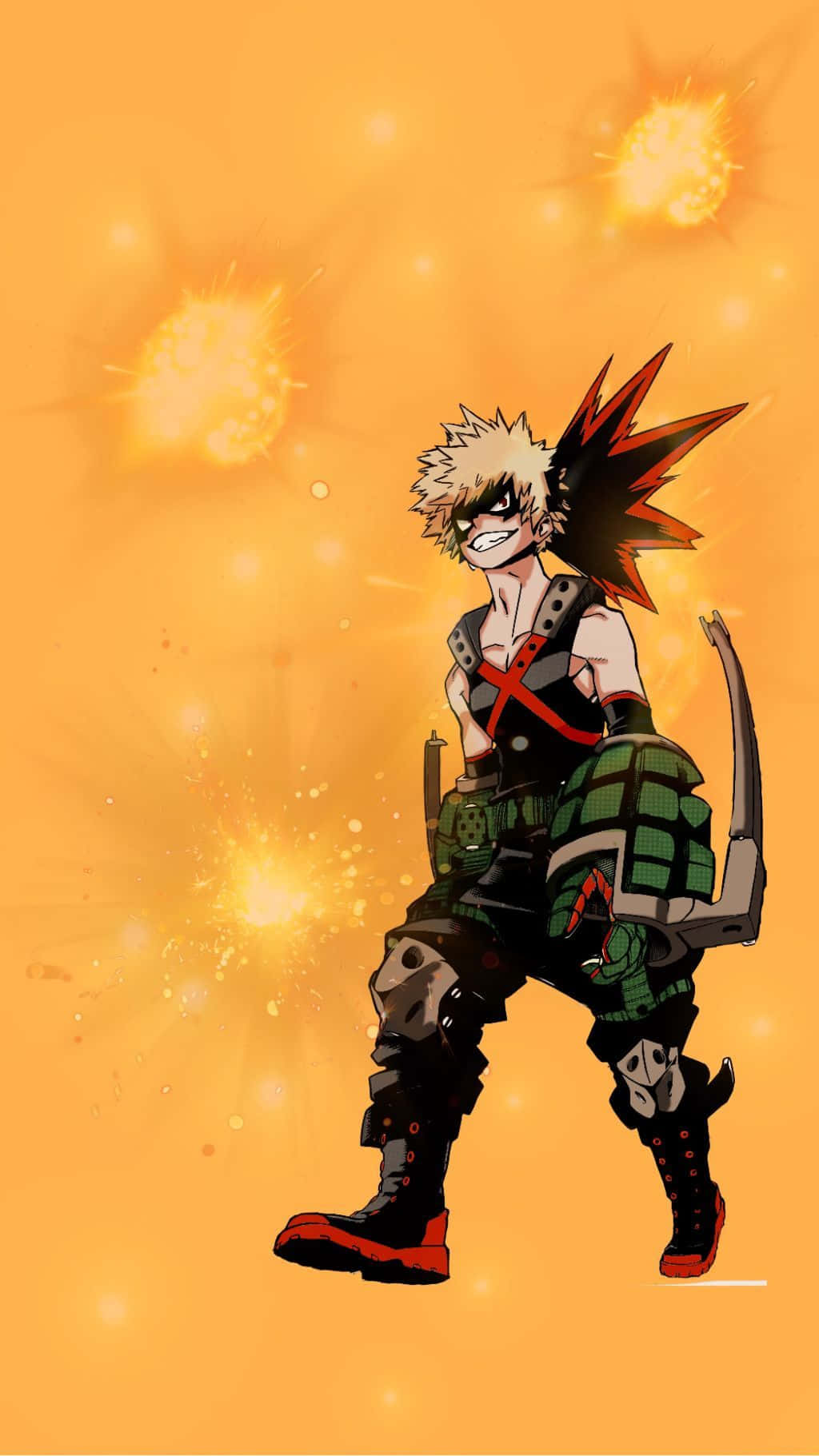 "Aesthetic of the bold and fiery, Bakugou" Wallpaper