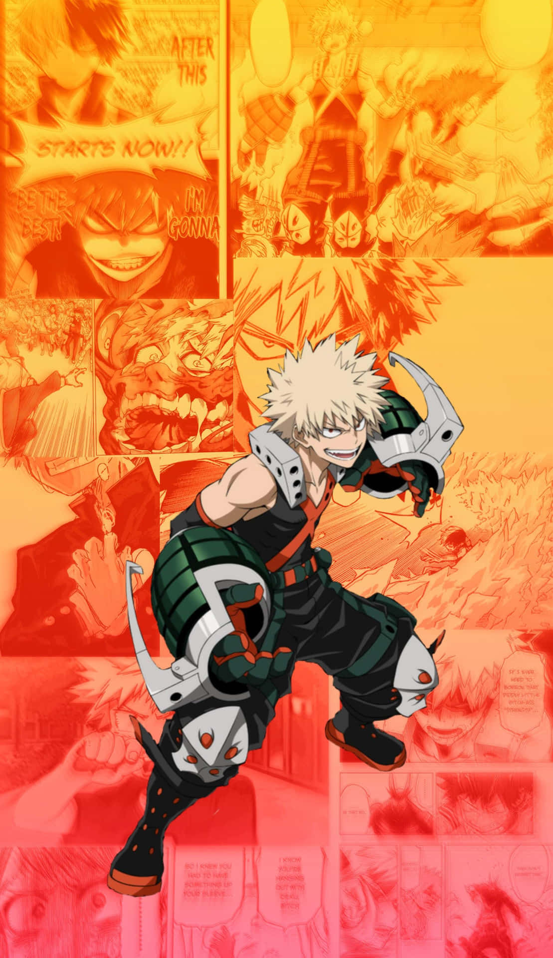 Bakugoumed En Intensiv Uttryck Och Attityd 🔥 (note: The Translation Is Accurate, But In Swedish It Is Not Common To Use Emojis Or Emoticons In Text. The Context In Which The Sentence Is Used May Suggest The Use Of A Specific Wallpaper Featuring Bakugou.) Wallpaper