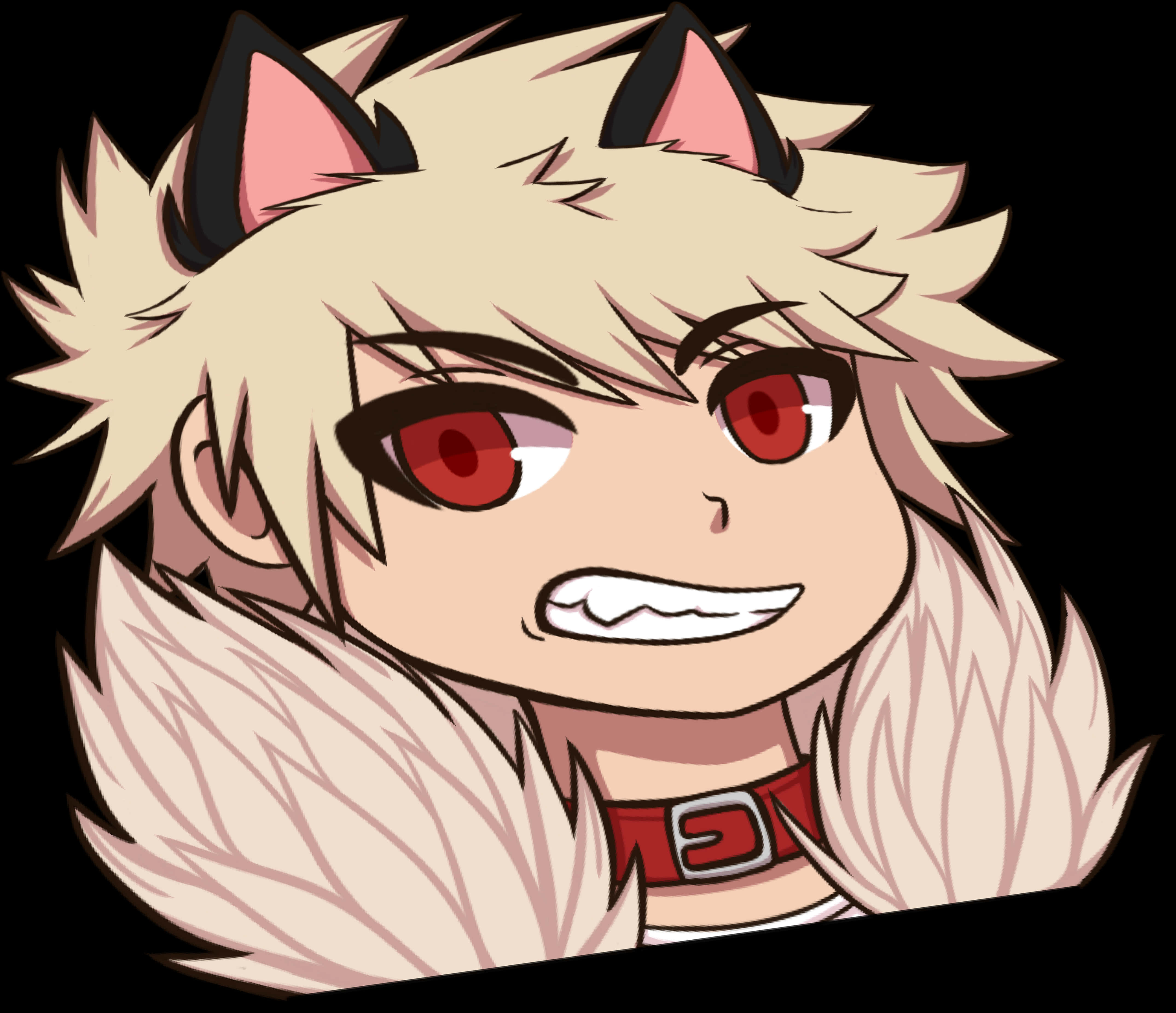 Bakugou Anime Character Fanart PNG