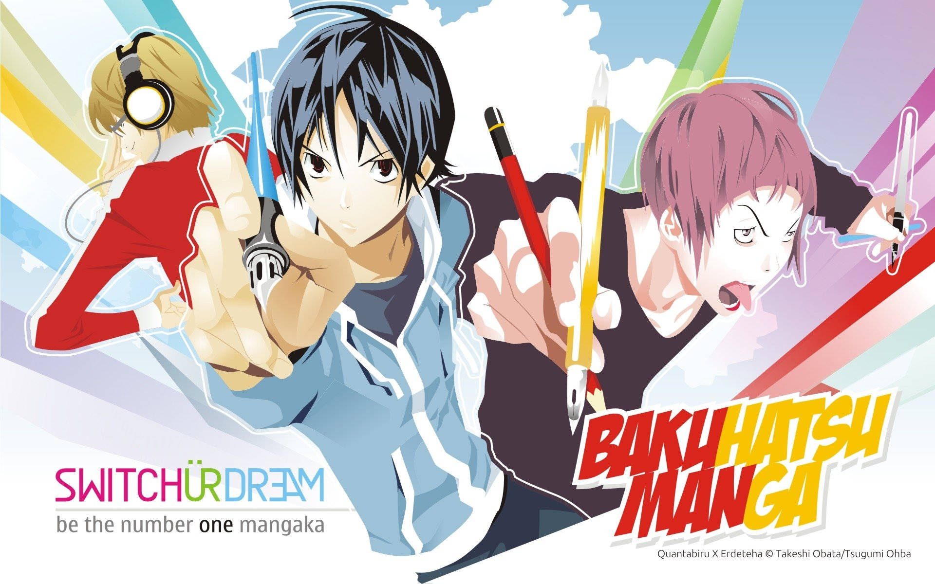 Bakuman Anime Series Wallpaper