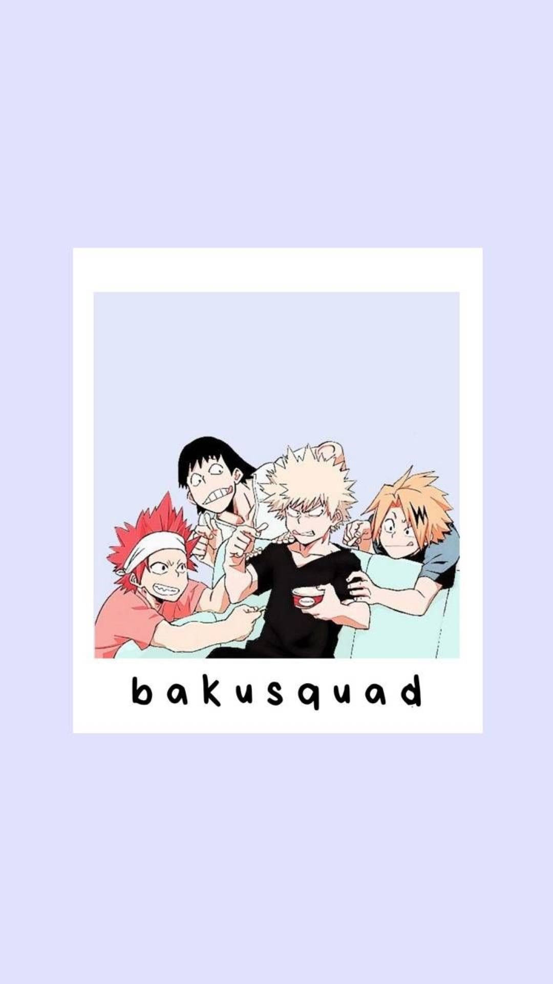 Bakusquad Cartoon Polaroid Wallpaper