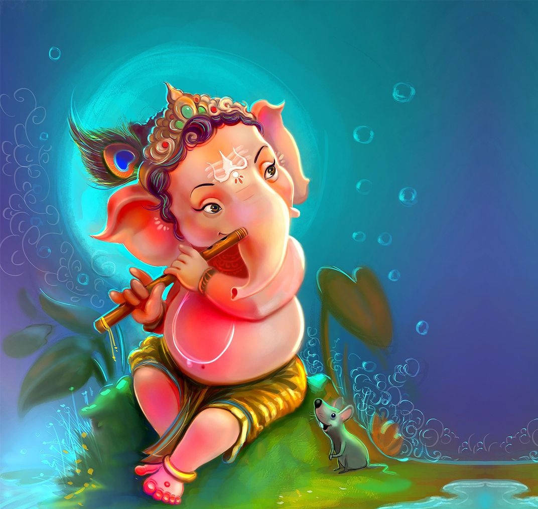 Little Cute Ganesha Stock Illustration  Download Image Now  Ganesha  Cartoon Characters  iStock