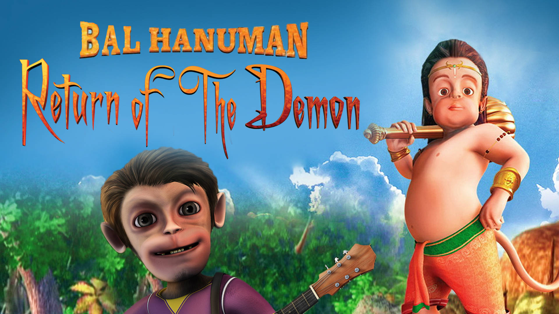 Bal Hanuman returnerer med et udsigt til den fjerneste horisont. Wallpaper