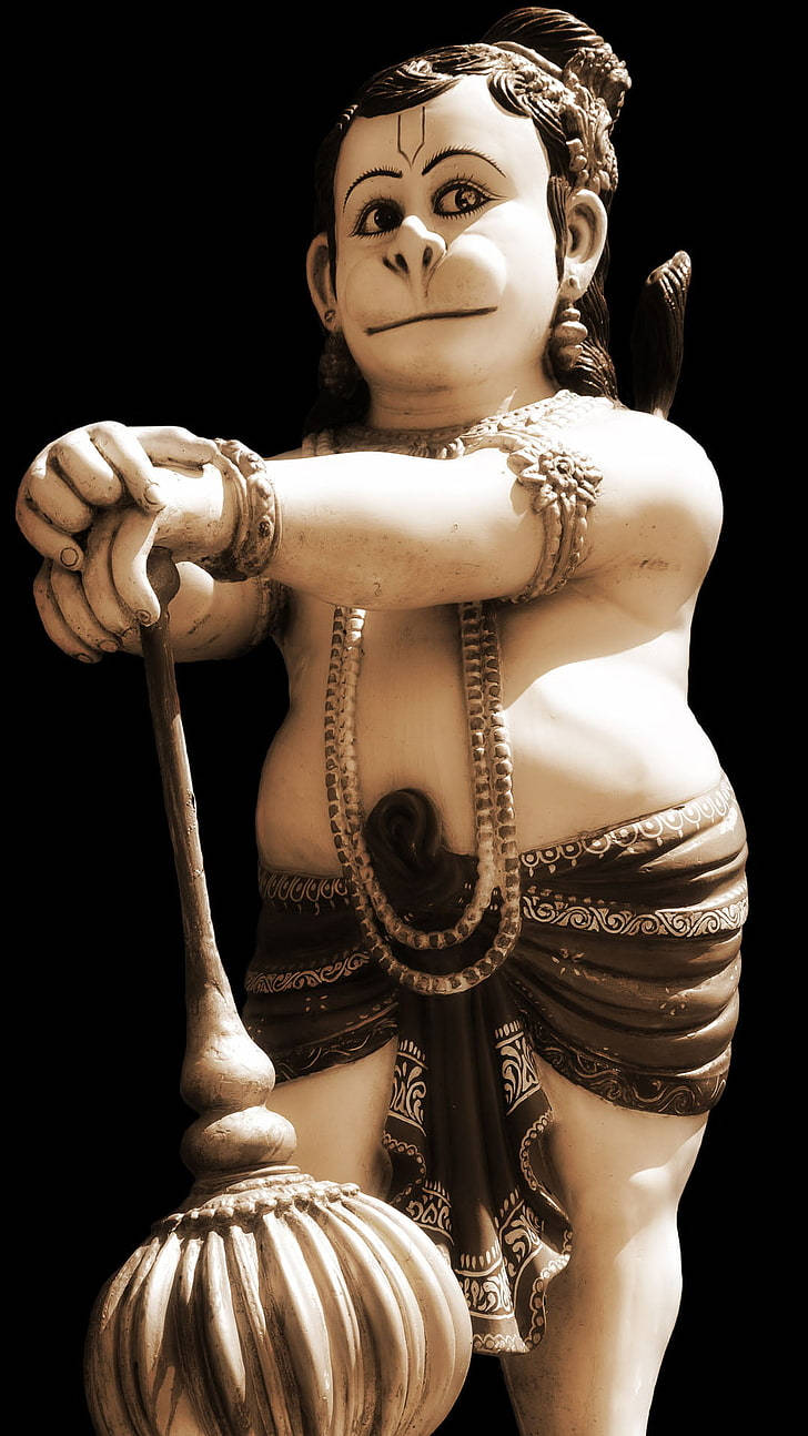 Bal Hanuman-statuen Wallpaper