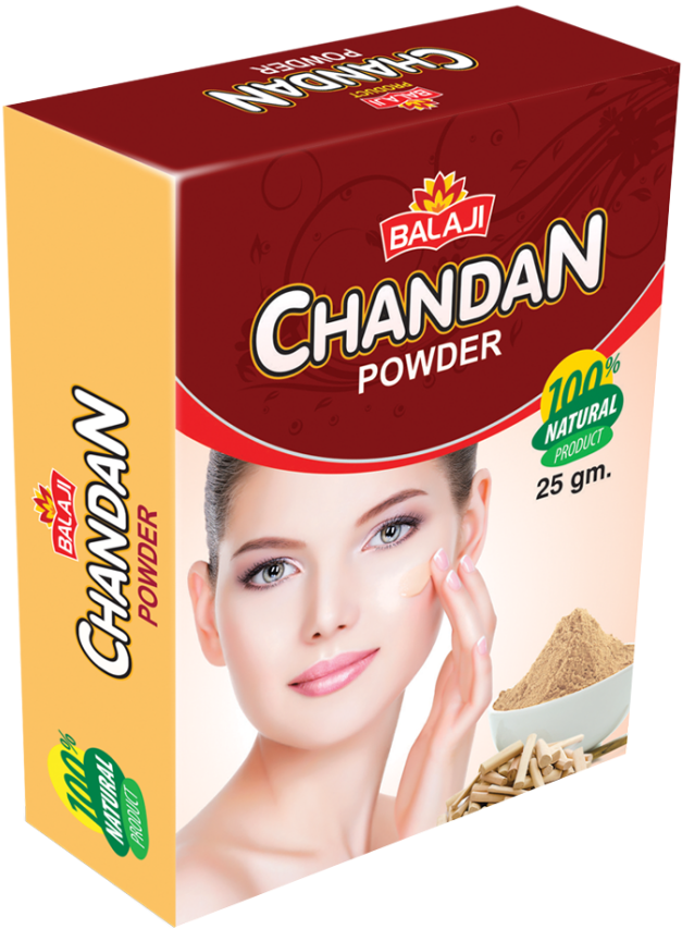 Balaji Chandan Powder Product Packaging PNG