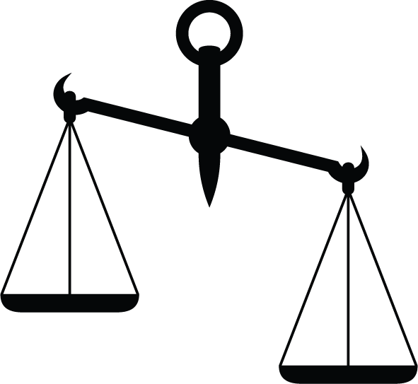 Balance Scale Silhouette PNG