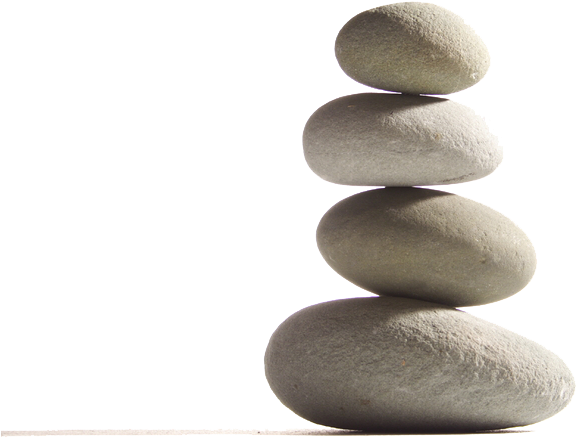 Balanced Stone Pile Zen Concept.png PNG