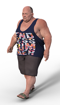 Bald_ Man_in_ Tank_ Top_and_ Shorts PNG