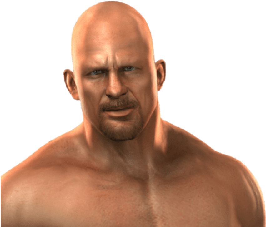 Bald_ Muscular_ Man_ Render PNG