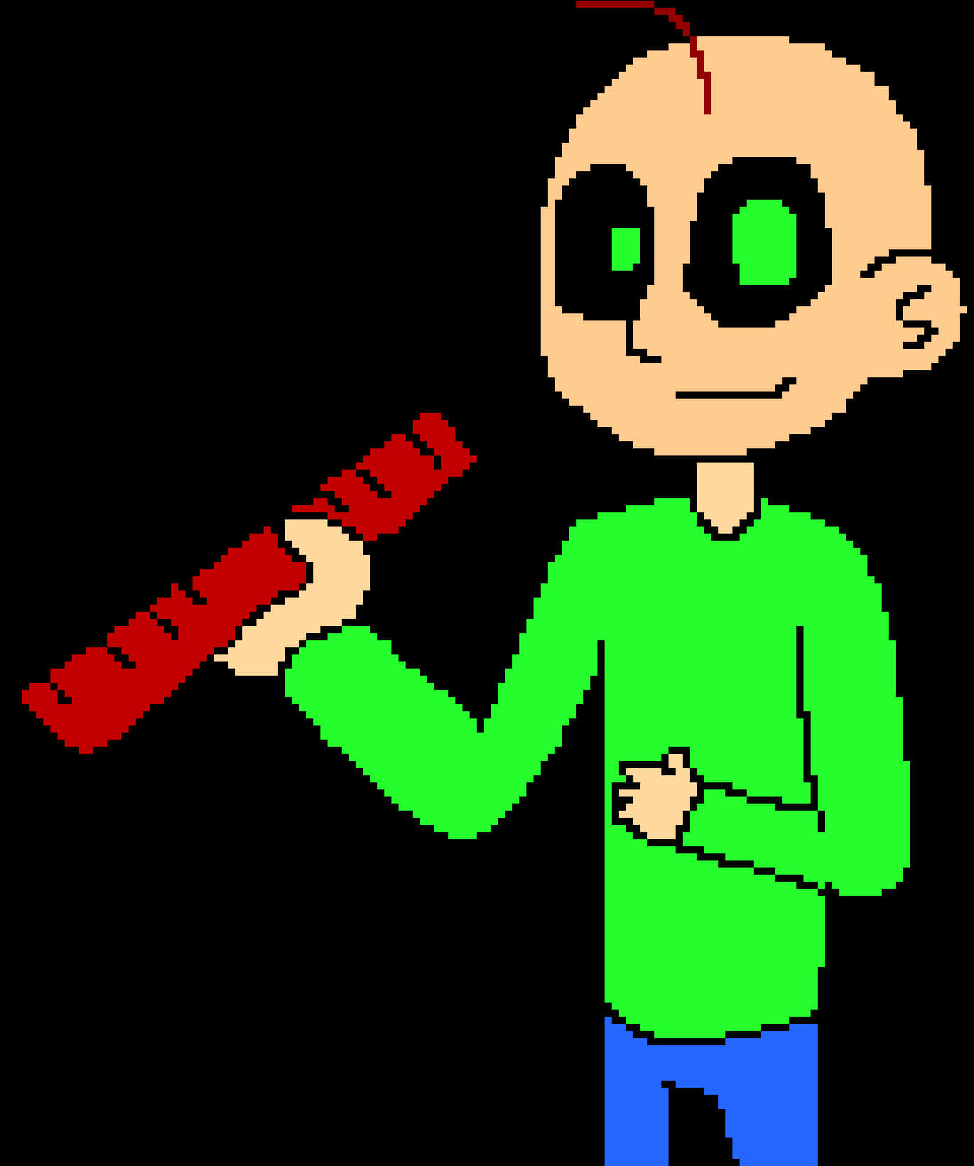 Download Baldi Pixel Art Character | Wallpapers.com