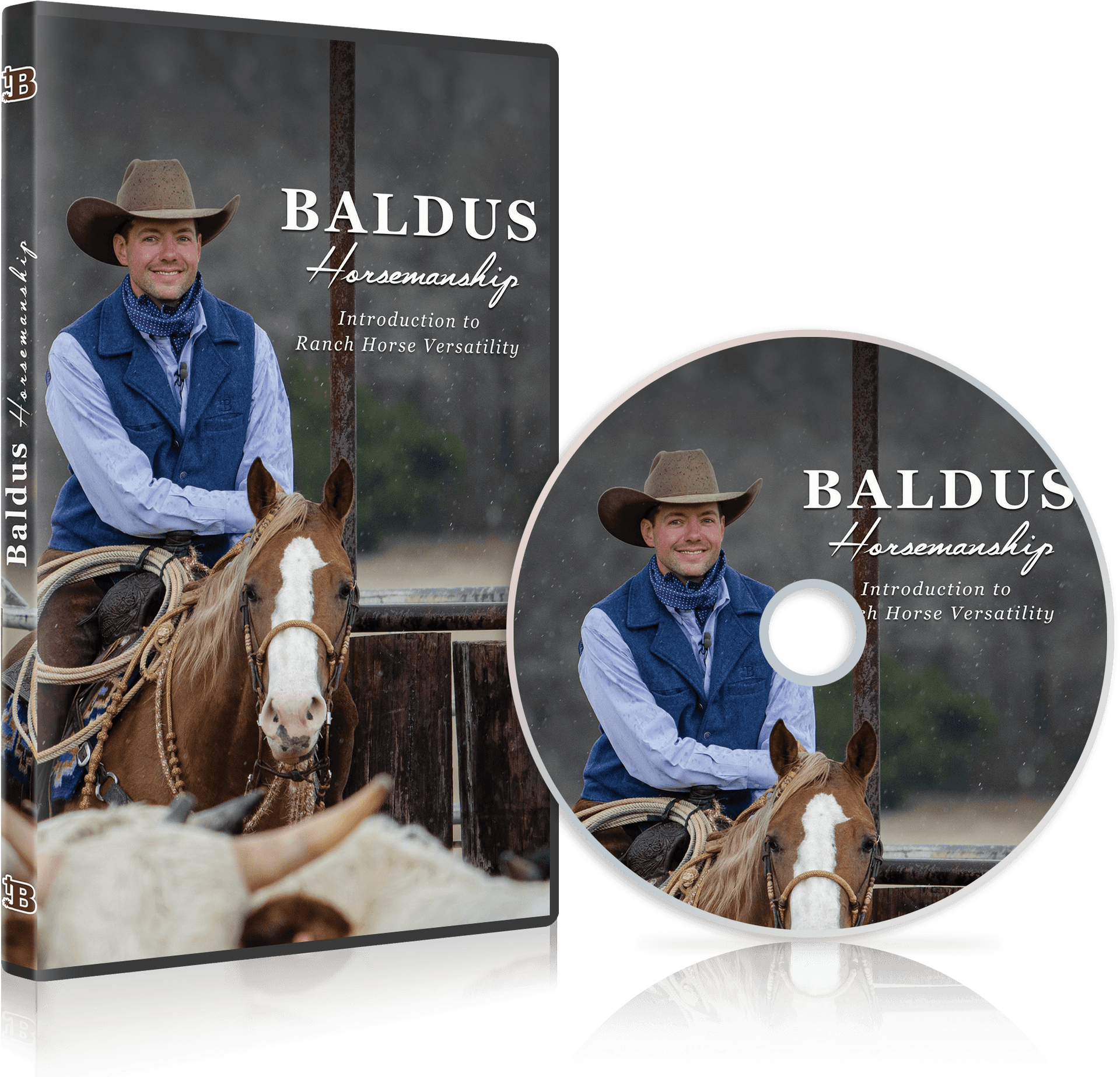 Baldus Horsemanship D V D Coverand Disc PNG