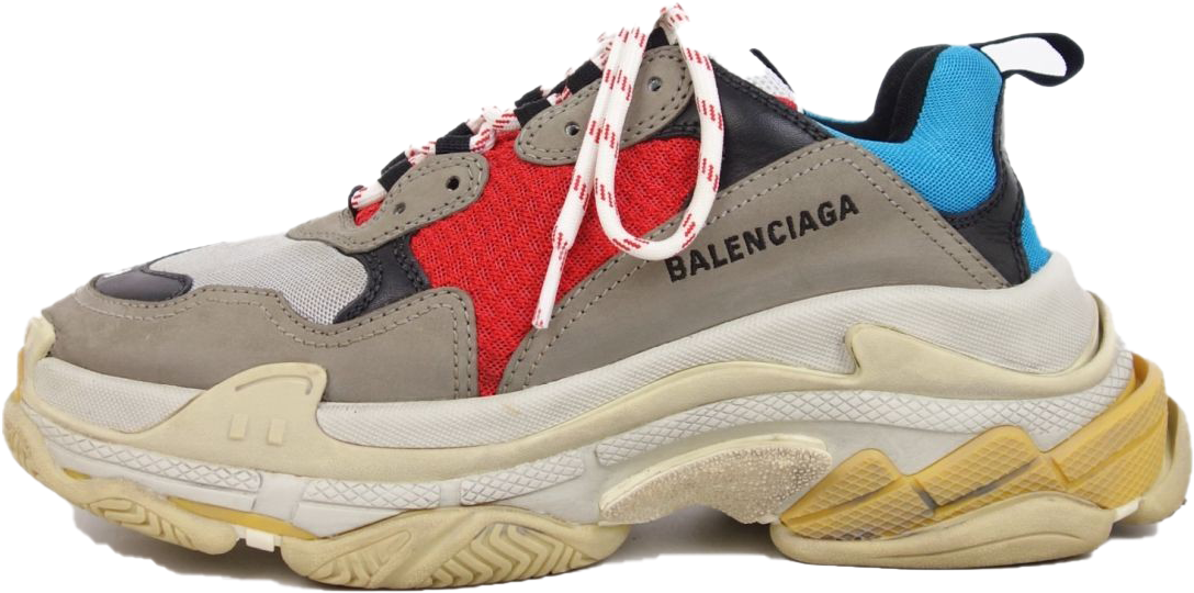 Download Balenciaga Multicolor Sneaker Profile | Wallpapers.com