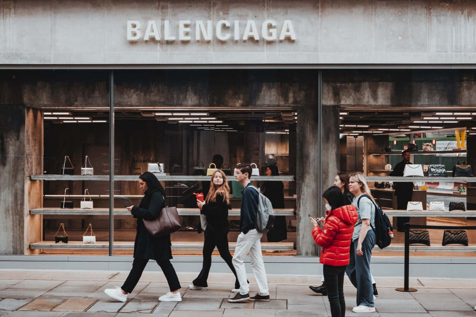 Balenciaga's edgy athletic style