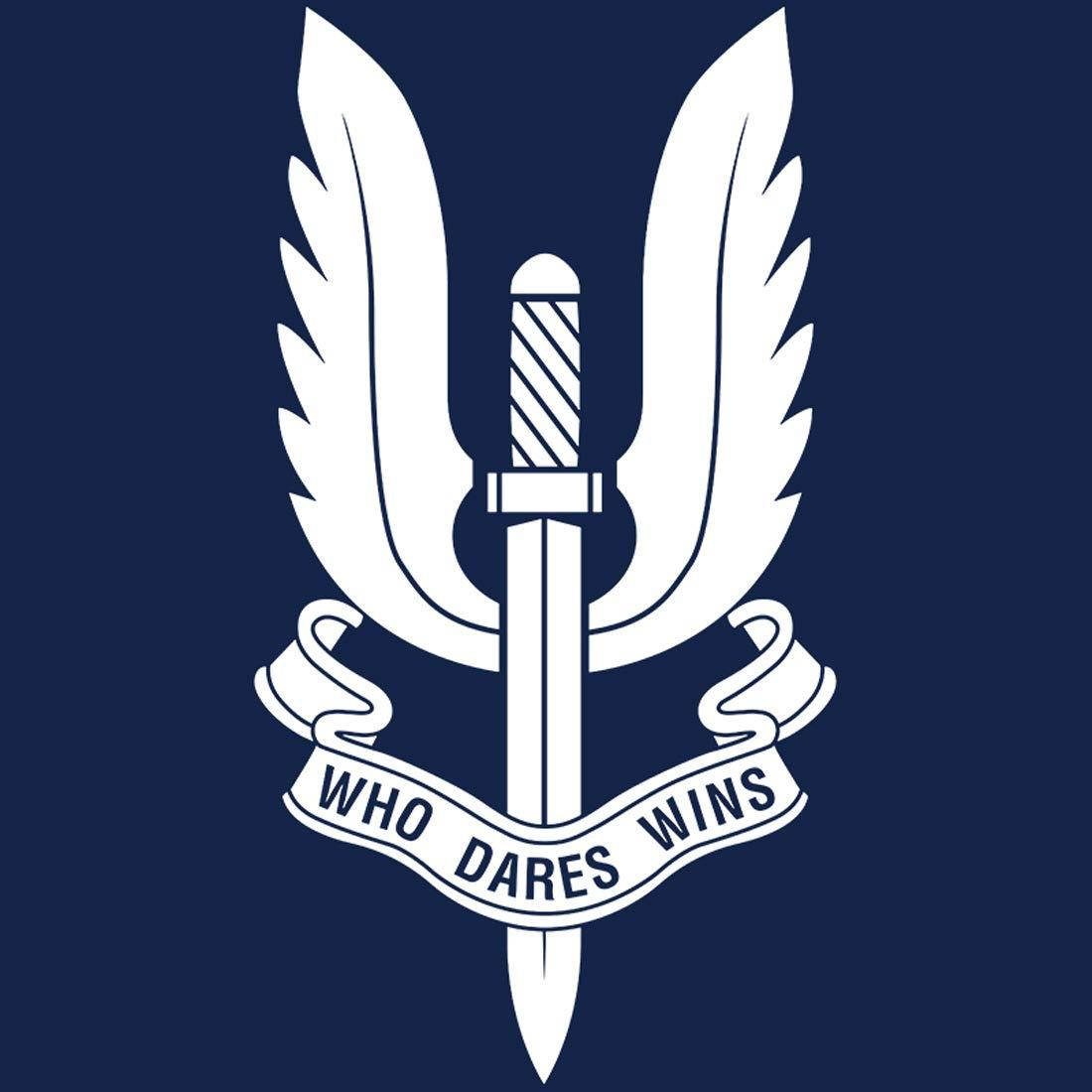 Balidan Badge In Navy Blue Wallpaper