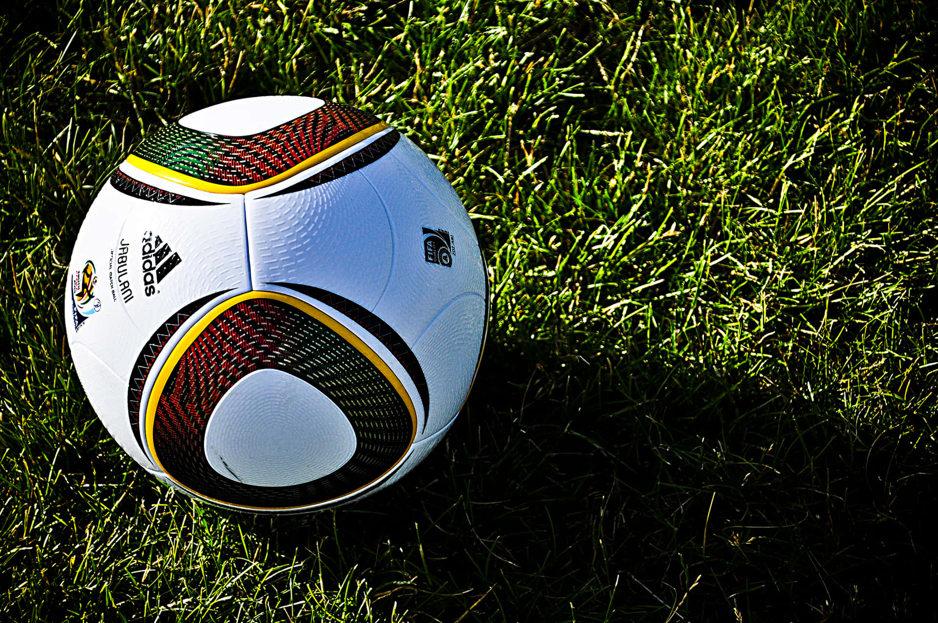 A Soccer Ball On The Grass