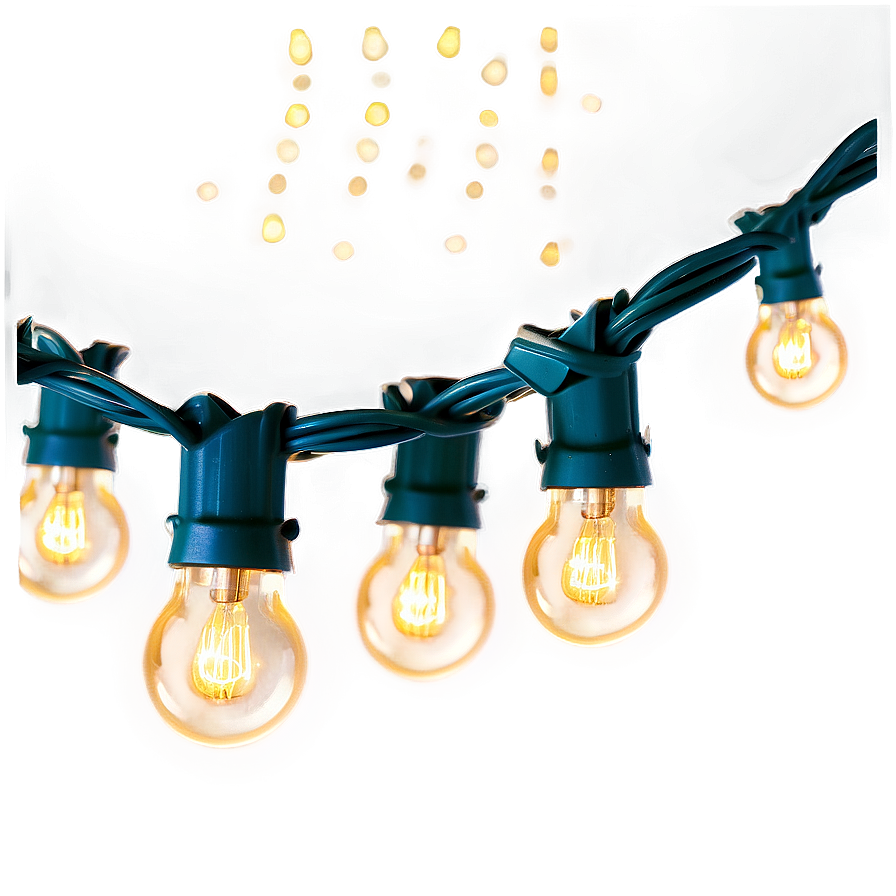 Ball String Lights Png 06212024 PNG