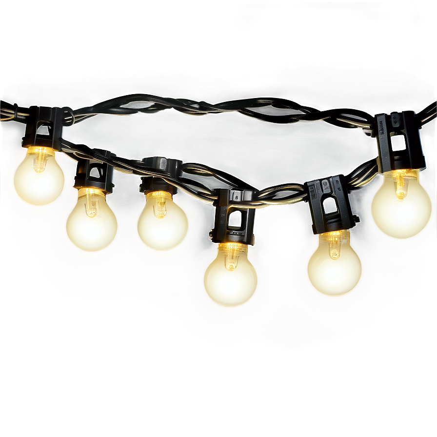 Ball String Lights Png 06212024 PNG