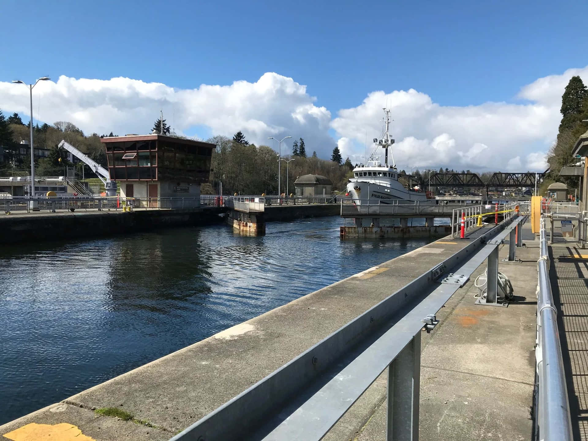 Download Ballard_ Locks_ Sunny_ Day Wallpaper | Wallpapers.com