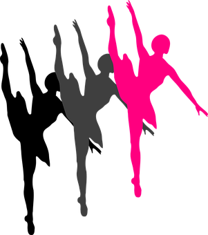 Ballet Dancer Silhouetteand Shadow.jpg PNG