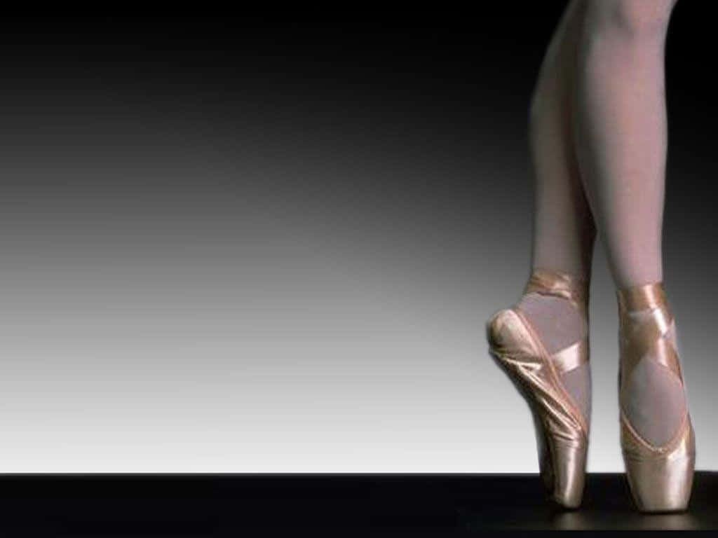 Einekünstlerische Darstellung Der Schönheit Der Ballettspitzenschuhe Wallpaper
