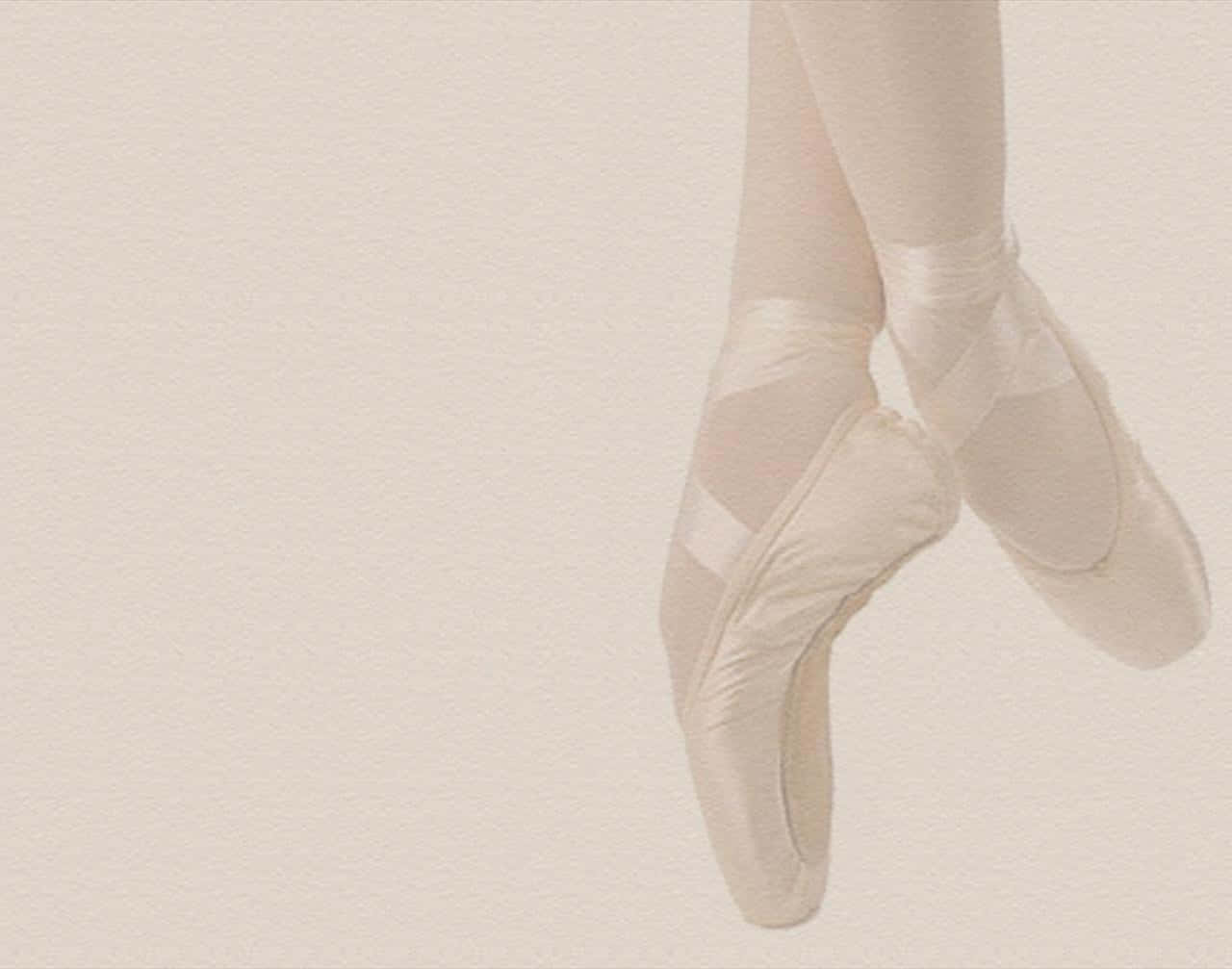 Balletprofesional, Listo Para Zapatos De Puntas. Fondo de pantalla