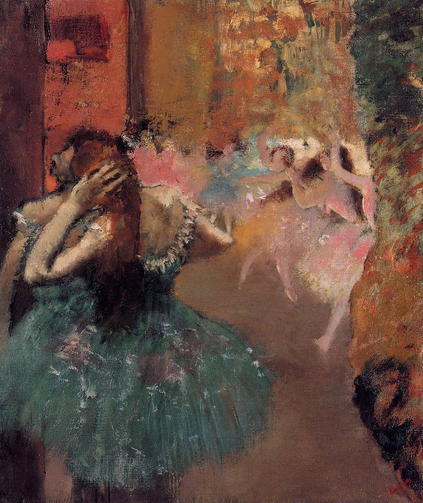 Scena Di Balletto Edgar Degas Sfondo