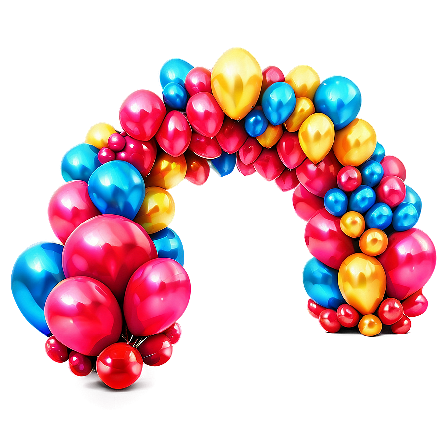 Download Balloon Arch Decoration Png 55