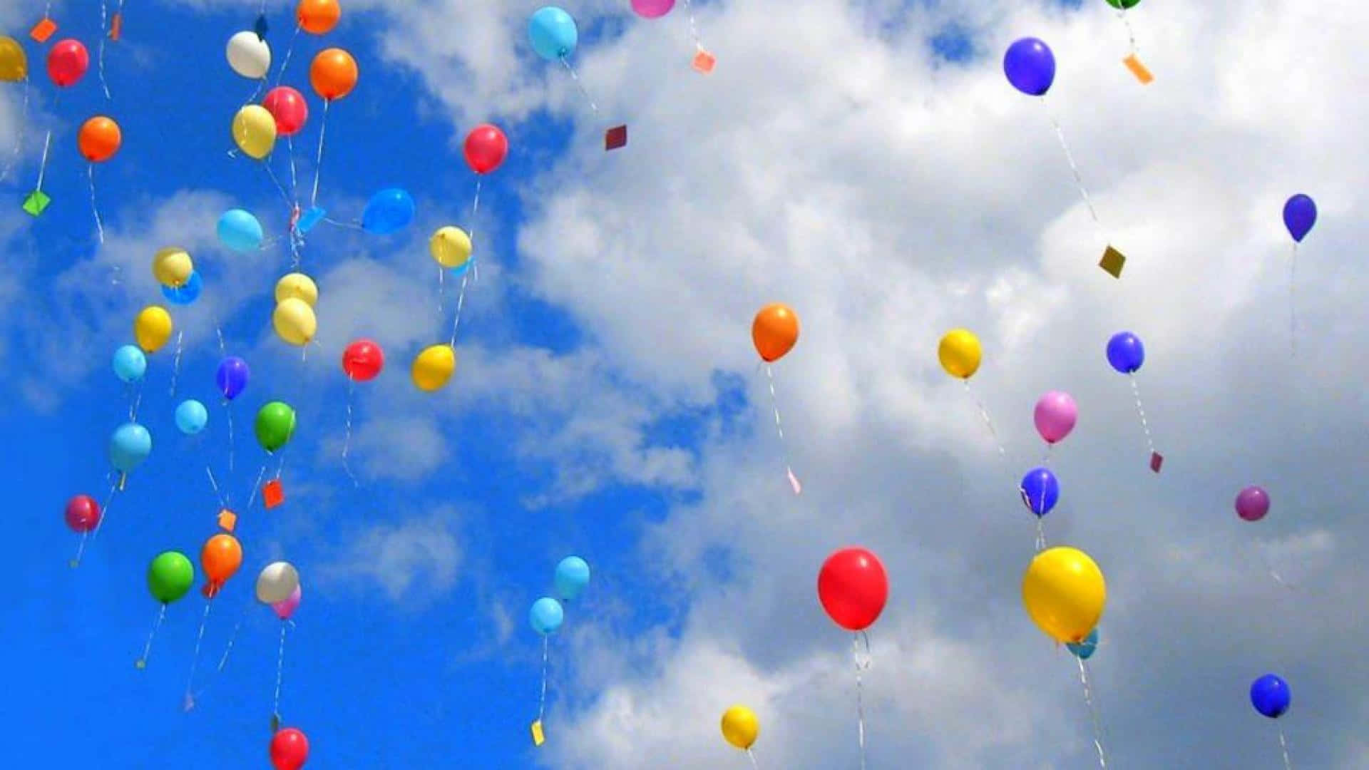 Blast off with Colorful Balloons!