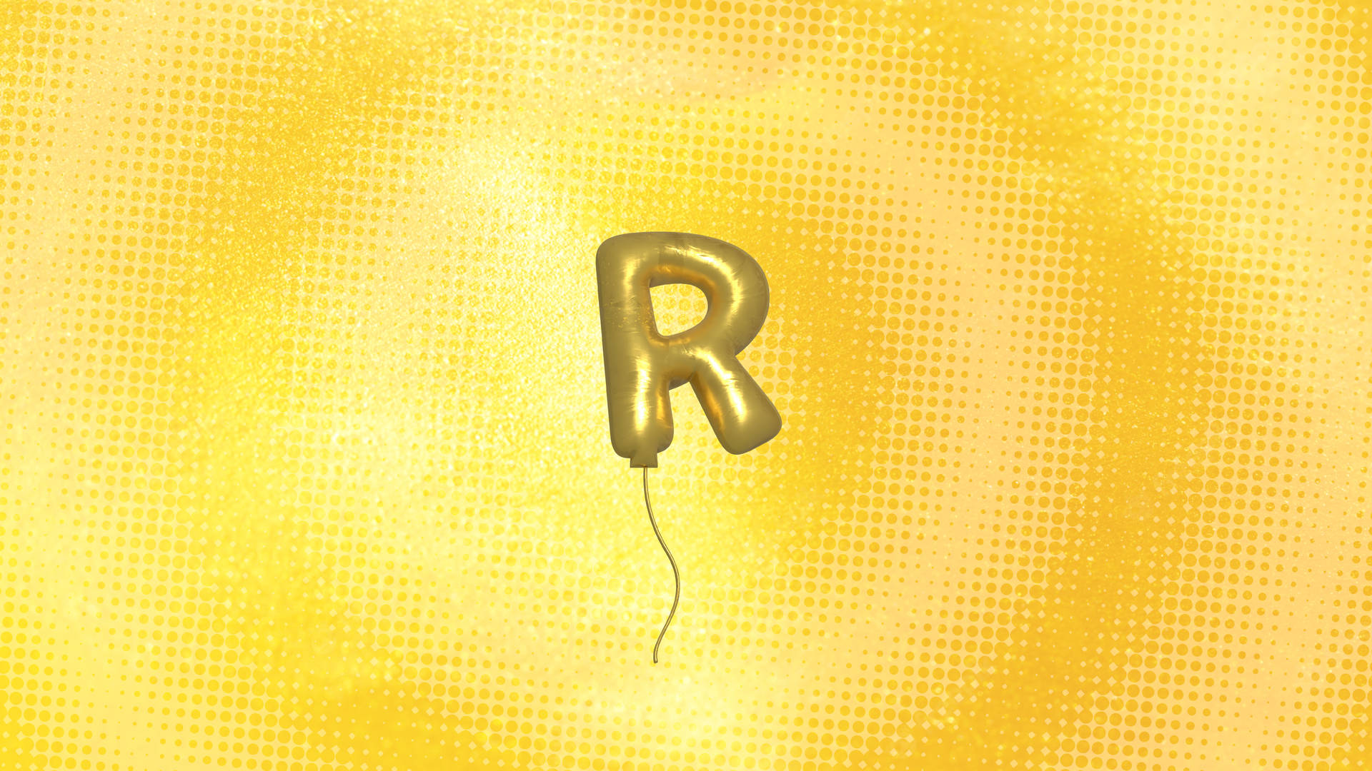 Balloon R Alphabet Picture