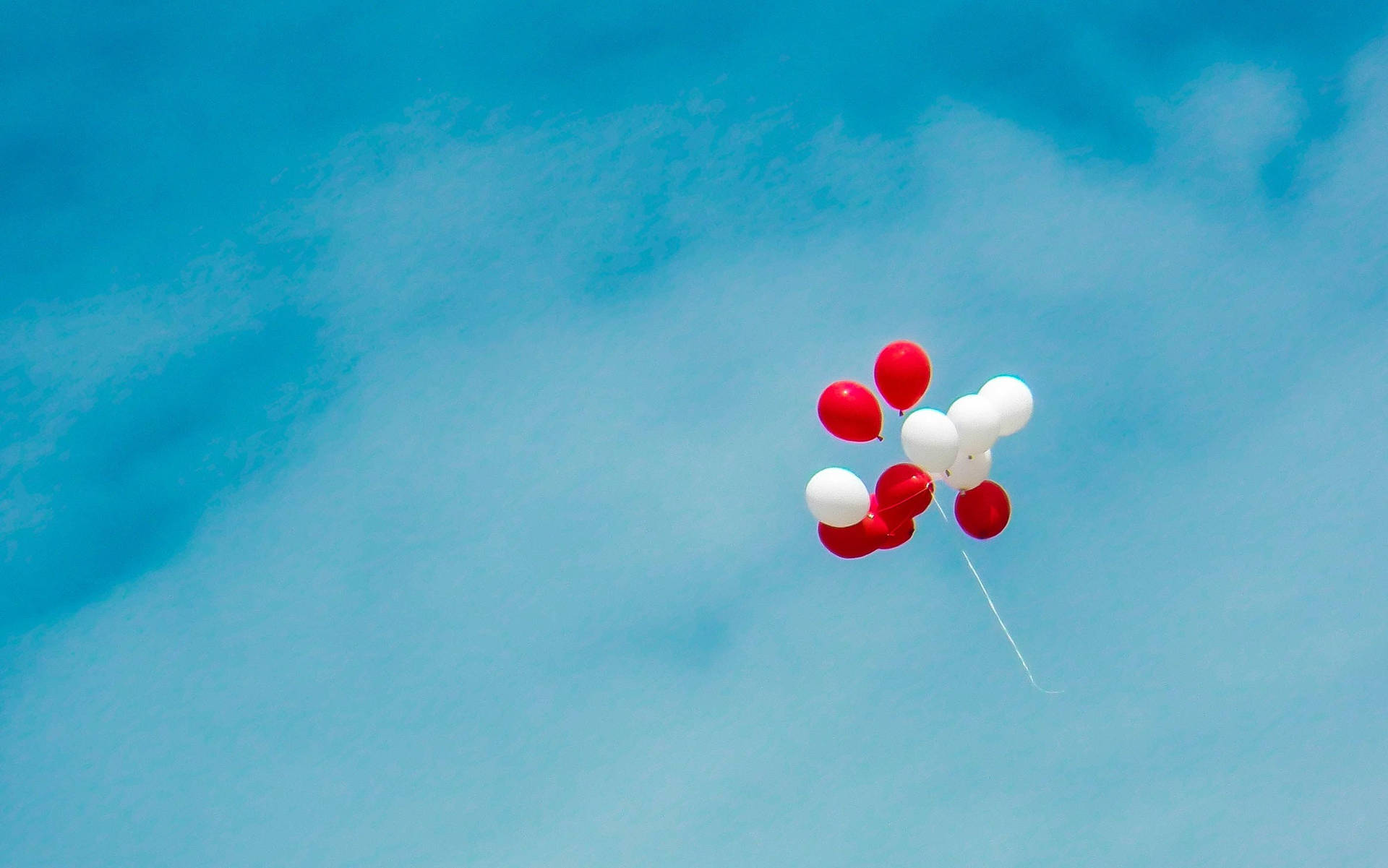 Balõesem Nuvem Azul Estética Papel de Parede