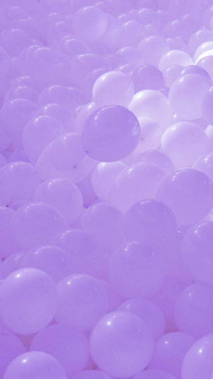 Balloons Pastel Purple Tumblr Wallpaper