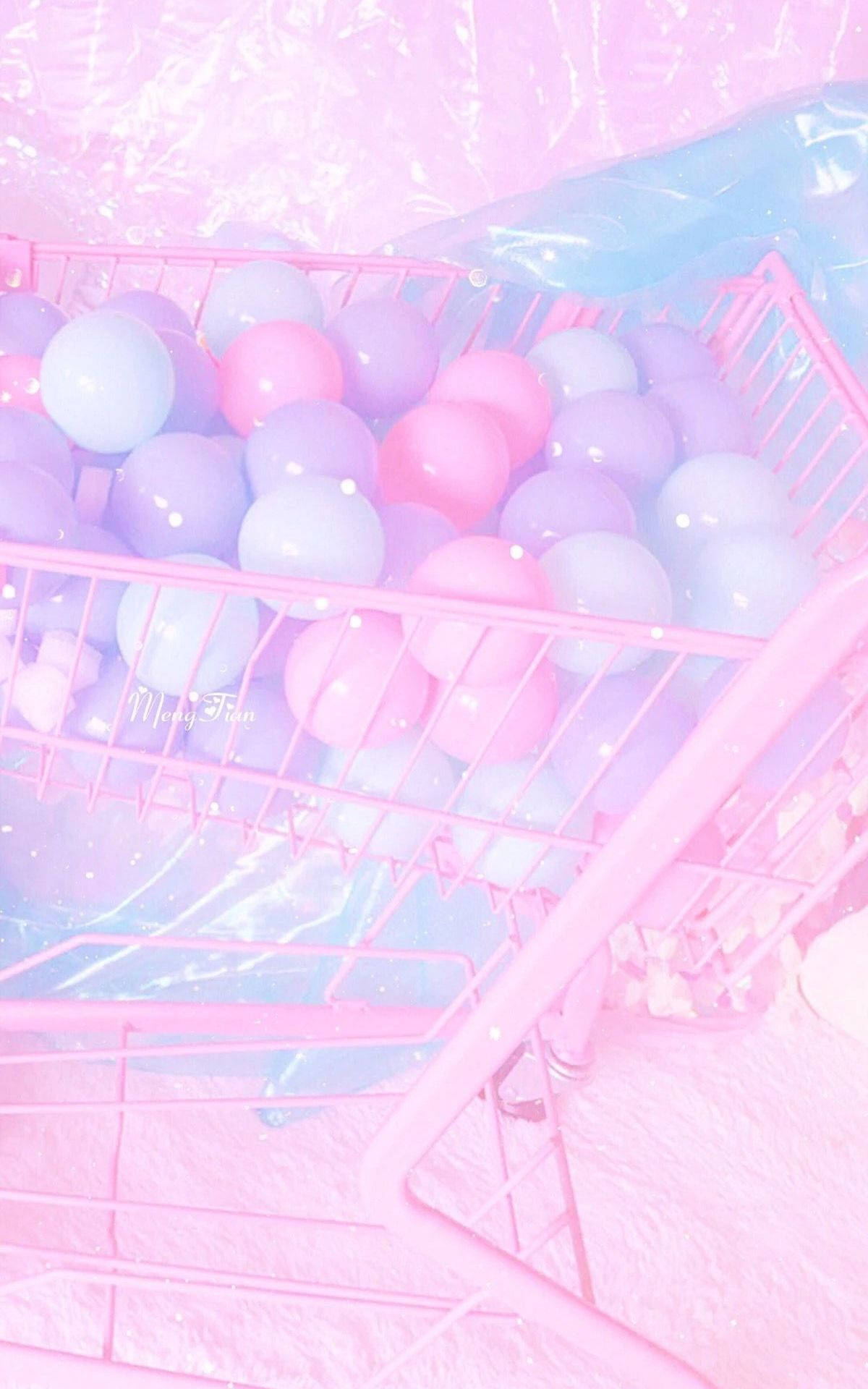 Balloons Pastel Purple Tumblr Wallpaper