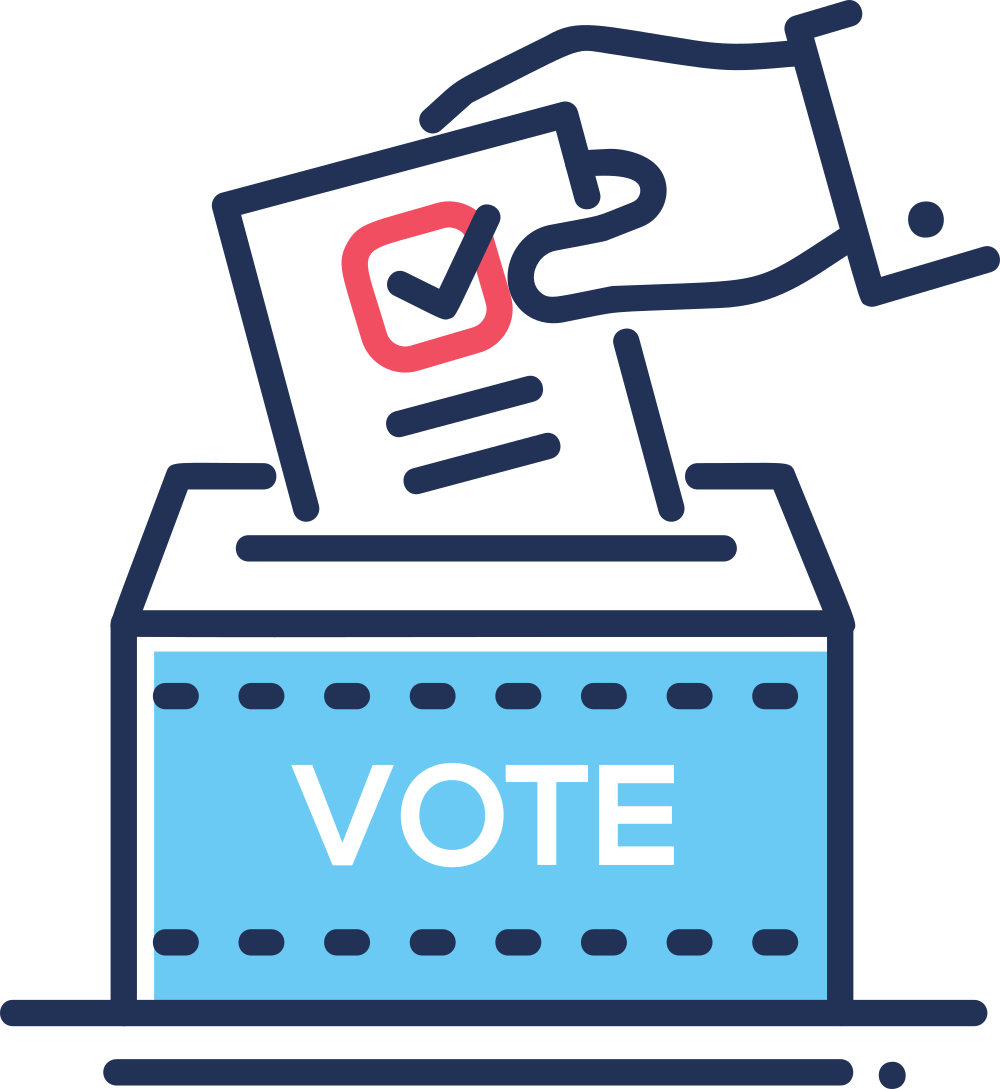 Ballot Box Voting Illustration PNG
