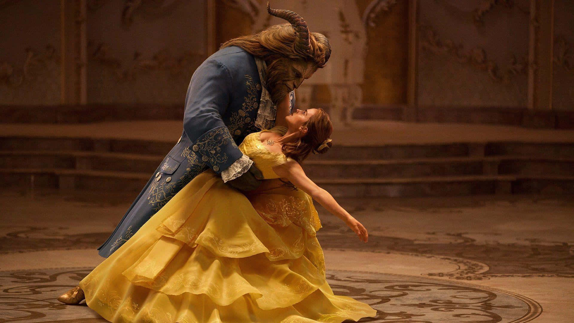 Beauty And The Beast In A Dance Scene