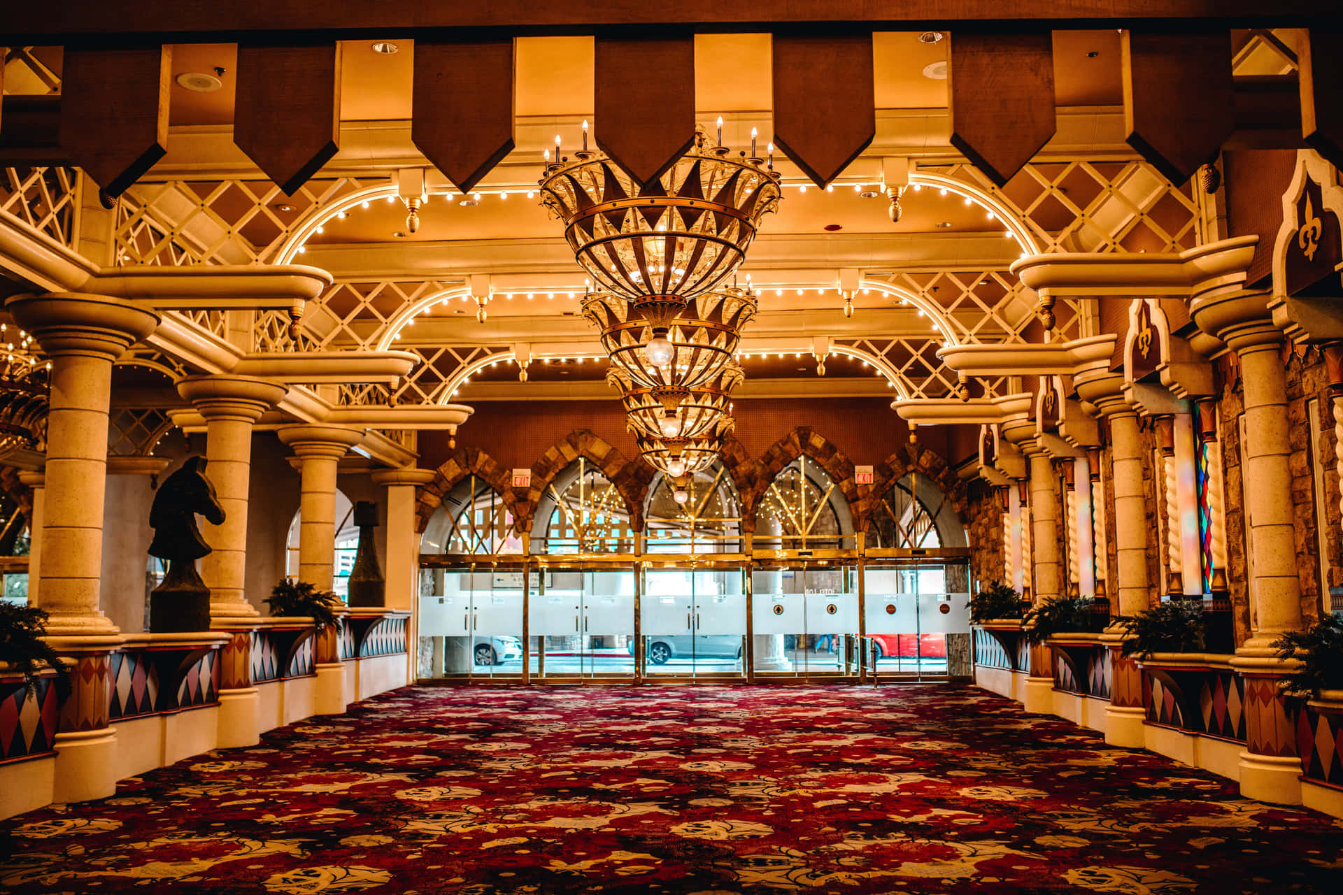 Enjoy a night of glamour, music, and dance in a grand Ballroom.