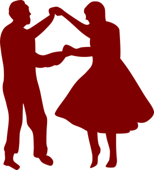 Ballroom Dance Silhouette PNG