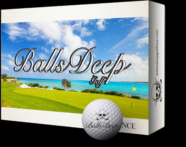 Balls Deep Golf Product Packaging PNG