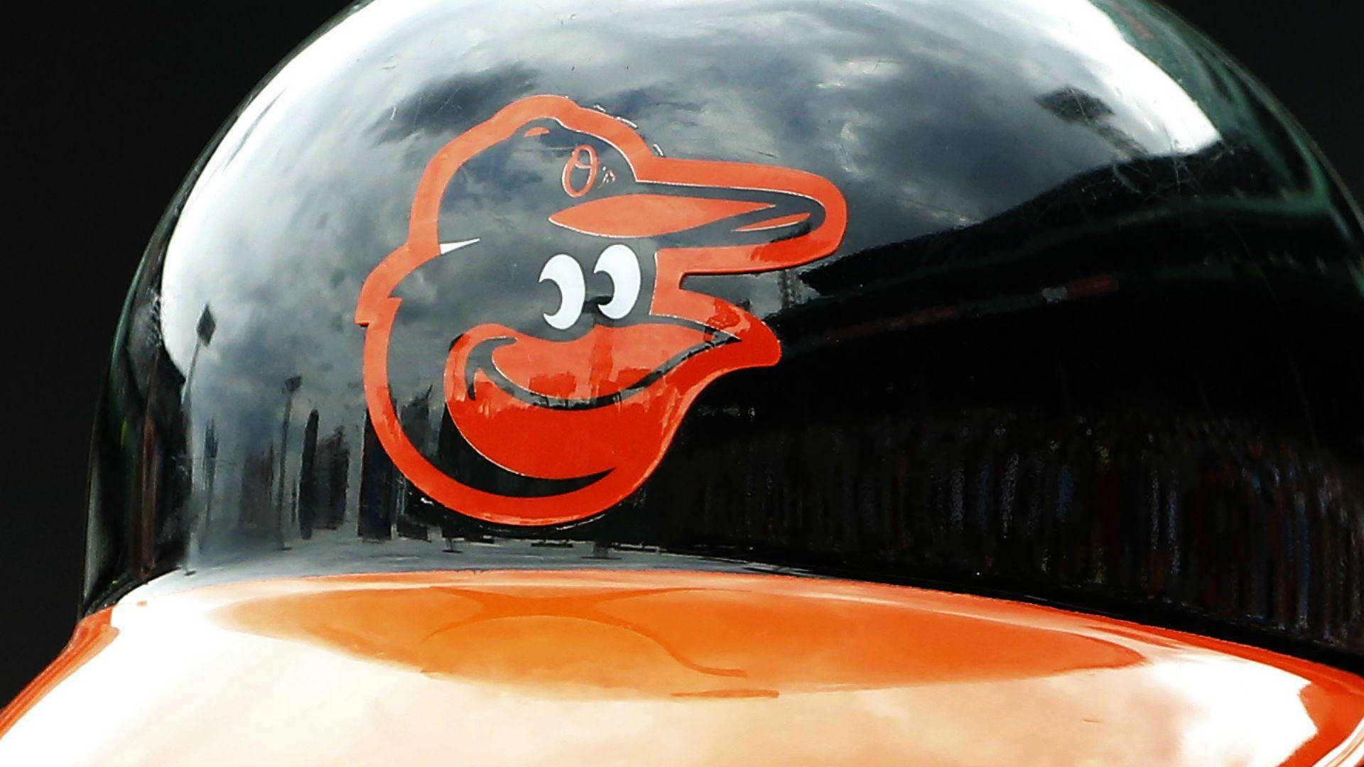 Baltimore Orioles Hjelm Logo Wallpaper