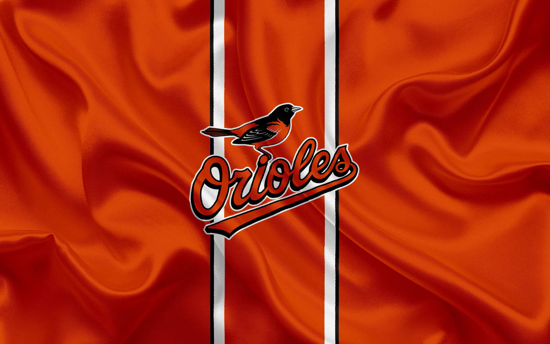 Bandiera Arancione Dei Baltimora Orioles Sfondo