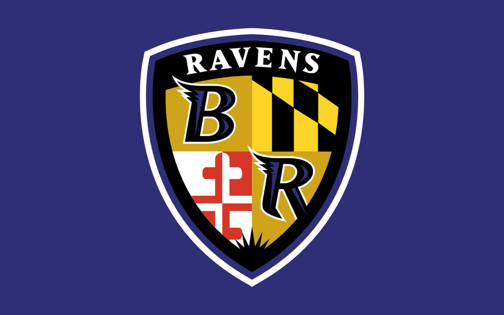 Fliegehöher Mit Den Baltimore Ravens